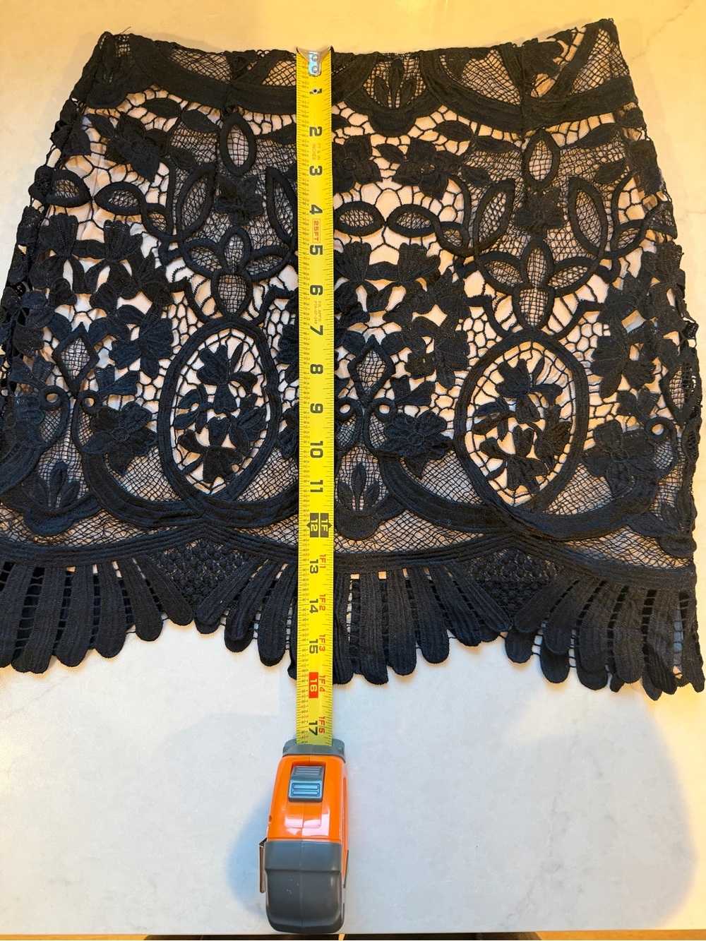 Lovers + Friends Black Lace Mini Skirt - Picture 6 of 6